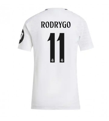 Real Madrid Rodrygo Goes #11 Primera Equipación Mujer 2024-25 Manga Corta